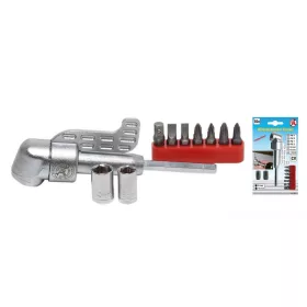   Kraftmann 10 részes sarok csavarbehajtó készlet fúrógéphez (BGS 20801)