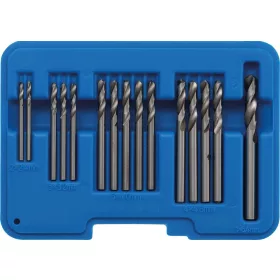   BGS Technic Vakszegecsfúró-készlet | HSS | 2,4 - 6,4 mm | 15 darabos (BGS 2097)