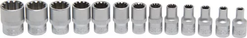 BGS technic 13 részes "Gear Lock" dugókulcs készlet 1/4" (BGS 2150)