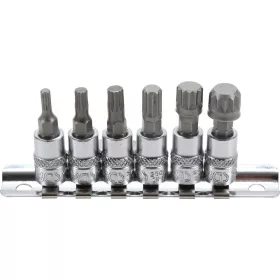   BGS technic 6 részes Spline bitfej készlet, 1/4", M4-M12 (BGS 2162)