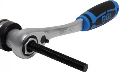 BGS technic 52 részes Gear Lock Go-Thru (mindkét végén nyitott) dugókulcs készlet, 4.5 - 25 mm (BGS 2181)