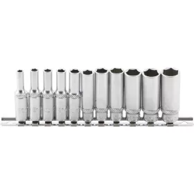   BGS technic 11 részes dugókulcs készlet 1/4", hosszított, 4-13mm (BGS 2221)
