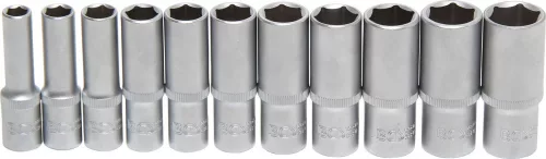 BGS technic 11 részes hosszított dugókulcs készlet 8-19mm, 3/8" (BGS 2222)