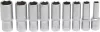 BGS technic 9 részes hosszított dugókulcs készlet 10-24mm, 1/2" (BGS 2223)