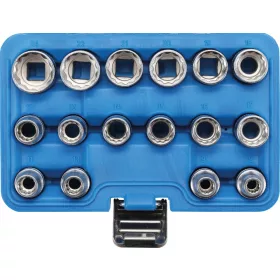   BGS technic 16 részes 1/2" dugókulcs készlet, 12-szögű, 8-24 mm (BGS 2226)