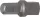 BGS technic Adapter dugókulcshoz, 3/8" négyszög - 5/16" hatszög, 30 mm hosszú (BGS 2229-1)