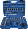 BGS technic 192 részes dugókulcs készlet, 1/4" + 3/8" + 1/2" + 5/6", Pro Torque®, SAE - Colban megadott méretek (BGS 2245)