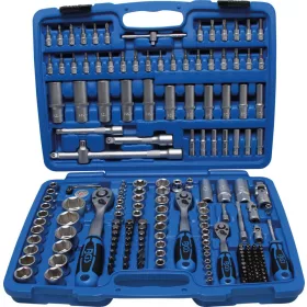   BGS technic 192 részes dugókulcs készlet, 1/4" + 3/8" + 1/2" + 5/6", Pro Torque®, SAE - Colban megadott méretek (BGS 2245)