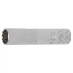   BGS technic 16mm-es gyújtógyertya kulcs, gumival, 12 pontos, gumi betét (BGS 2448)