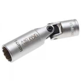   BGS technic 3/8" csuklós dugókulcs fej gyújtógyertyához, 14mm (BGS 2984-1)