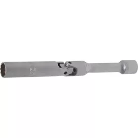   BGS technic Csuklós dugókulcs fej gyújtógyertyához 14mm, 3/8", 180mm (BGS 2987)