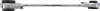 Kraftmann Racsnis csillagkulcs 10 x 13 mm, 17 x 19 mm, 4 az 1-ben (BGS 30007)