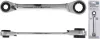 Kraftmann Racsnis csillagkulcs 10 x 13 mm, 17 x 19 mm, 4 az 1-ben (BGS 30007)