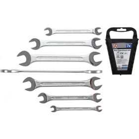   Kraftmann 7 részes villáskulcs készlet, 6x7 - 19x22 mm (BGS 30030)