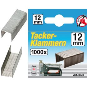 Kraftmann Tűzőkapocs, 1000 db-os, 12 mm (BGS 3023)