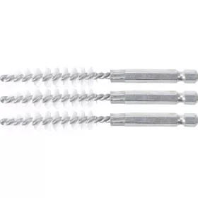   BGS technic Nylonkefe készlet | 10 mm | 1/4" | 3 darabos | a BGS 3078 kefekészlethez (BGS 3078-10-N)