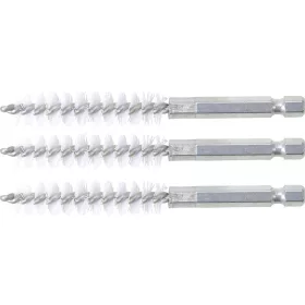   BGS technic Nylonkefe készlet | 11 mm | 1/4" | 3 darabos | a BGS 3078 kefekészlethez (BGS 3078-11-N)