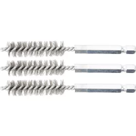   BGS technic Acélkefe készlet | 12 mm | 1/4" | 3 darabos | a BGS 3078 kefekészlethez (BGS 3078-12-S)