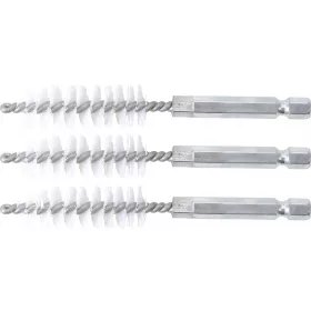   BGS technic Nylonkefe készlet | 14 mm | 1/4" | 3 darabos | a BGS 3078 kefekészlethez (BGS 3078-14-N)