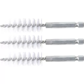   BGS technic Nylonkefe készlet | 16 mm | 1/4" | 3 darabos | a BGS 3078 kefekészlethez (BGS 3078-16-N)