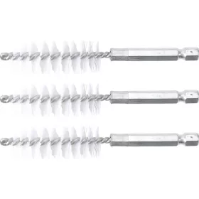   BGS technic Nylonkefe készlet | 17 mm | 1/4" | 3 darabos | a BGS 3078 kefekészlethez (BGS 3078-17-N)