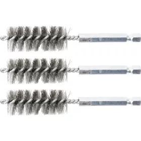   BGS technic Acélkefe készlet | 18 mm | 1/4" | 3 darabos | a BGS 3078 kefekészlethez (BGS 3078-18-S)