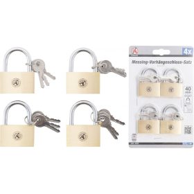 Kraftmann 4 részes lakat készlet, 40 mm (BGS 3101)