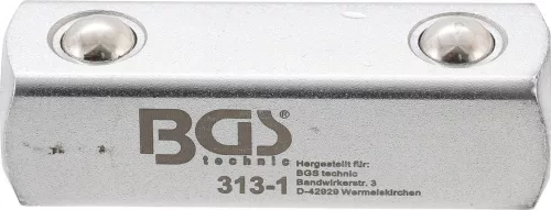 BGS technic 1/2" négyszög adapter | a BGS 312 átmenőfejes, racsnis hajtószárhoz (BGS 313-1)