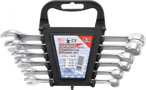 BGS technic 6 részes csillag-villáskulcs készlet COLL, 3/8"-11/16" (BGS 32100)