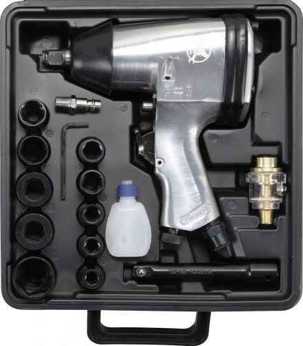 Kraftmann 16 részes 1/2" légkulcs hobby készlet, 320NM MSZ: 2813 (BGS 3211)