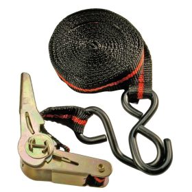   Kraftmann Racsnis lekötőpánt, 5mx24mm, 2 erős kampóval (BGS 3553)