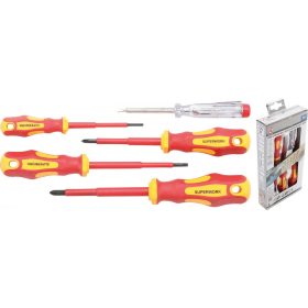   Kraftmann 5 részes VDE szigetelt csavarhúzó készlet (BGS 35815)