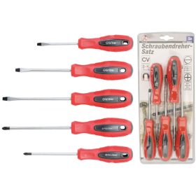   Kraftmann 5 részes csavarhúzó készlet, lapos és kereszthornyú fejek (BGS 35835)