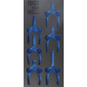   BGS technic 1/3 Szerszámtálca szerszámkocsihoz, üresen: 6 részes precíziós fogó készlethez (nem tartozék) (BGS 4024-1)