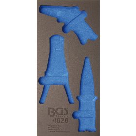   BGS technic 1/3 Szerszámtálca szerszámkocsihoz, üresen: 3 részes blankoló fogó készlethez (nem tartozék) (BGS 4028-1)