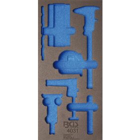   BGS technic 1/3 Szerszámtálca szerszámkocsihoz, üresen: 7 részes mérőszerszám készlethez (nem tartozék) (BGS 4031-1)