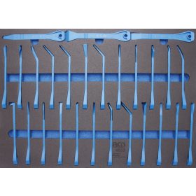   BGS technic 3/3 Szerszámtálca szerszámkocsihoz: 27 részes ék és kaparó készlettel (BGS 4033)