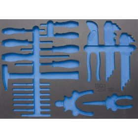   BGS technic 1/3 Szerszámtálca szerszámkocsihoz, üresen: 36 részes kalapács, fogó és csavarhúzó készlethez (nem tartozék) (BGS 4038-1)