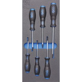   BGS technic 1/3 Szerszámtálca szerszámkocsihoz: 6 részes Torx csavarhúzó készlettel, T15-T40 (BGS 4078)