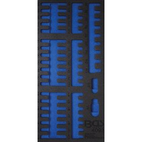   BGS technic 1/3 Szerszámtálca szerszámkocsihoz, üresen: 49 részes kombinált bit készlethez (nem tartozék) (BGS 4093-1)