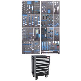   BGS technic Profi szerszámkocsi, "Exkluzív", 259 szerszámmal (BGS 4114)