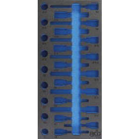   BGS technic 1/3 Szerszámtálca szerszámkocsihoz: Bitfej készlethez | üres | a BGS 4117-hez (BGS 4117-1)