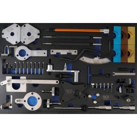   BGS technic 3/3 Szerszámtálca szerszámkocsihoz: Vezérlés rögzítő készlettel Fiat, Alfa, Lancia, Opel, Suzuki, Ford modellekhez (BGS 4137)