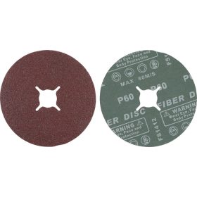   BGS technic Üvegszálas csiszolókorong készlet | P60 szemcsefinomság | alumínium-oxid | 10 darabos (BGS 42027)