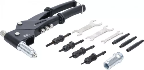 BGS technic Popszegecsfogó-készlet | szabványos szegecsekhez, szegecsanyák és csapszegek (BGS 438)