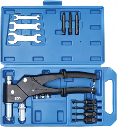 BGS technic Popszegecsfogó-készlet | szabványos szegecsekhez, szegecsanyák és csapszegek (BGS 438)