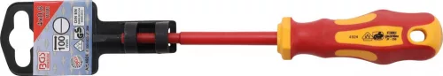 BGS technic Szigetelt VDE lapos csavarhúzó, 4x100 mm (BGS 4924)