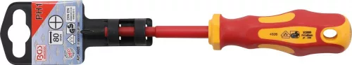BGS technic Szigetelt VDE csillag csavarhúzó, PH1x80 mm (BGS 4926)