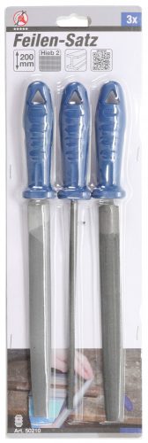 Kraftmann 3 részes reszelő készlet, 200 mm (BGS 50210)