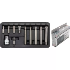   Kraftmann 11 részes Spline típusú bitfej készlet (BGS 5030)